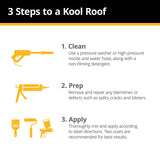 Kool Seal 4.75-Gallon White Elastomeric Reflective Roof Coating, 7-Year Limited Warranty