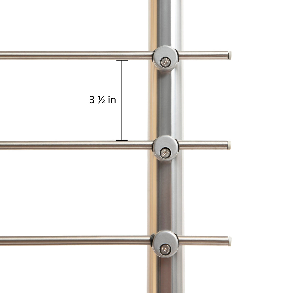 DOLLE 4-1/4-in x 36-in Prova Anthracite Aluminum Round Deck Baluster
