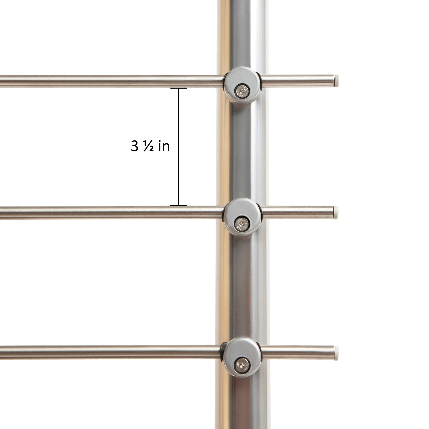 DOLLE 3/8-in x 79-in Prova Stainless Steel Round Deck Baluster (10-Pack)