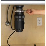 GE 1/2-HP Continuous Feed Noise Insulation Garbage Disposal