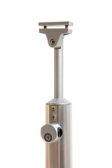 DOLLE 4-1/4-in x 36-in Prova Gray Aluminum Round Deck Baluster