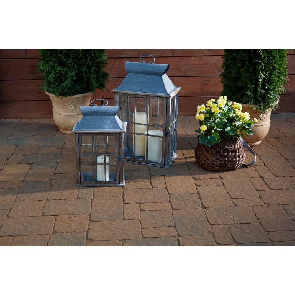 Marseilles 10.5 in. x 7 in. x 2.25 in. Carriage House Beige/Charcoal Concrete Paver - Super Arbor