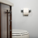 Project Source Seton Chrome Wall Mount Spring-Loaded Toilet Paper Holder