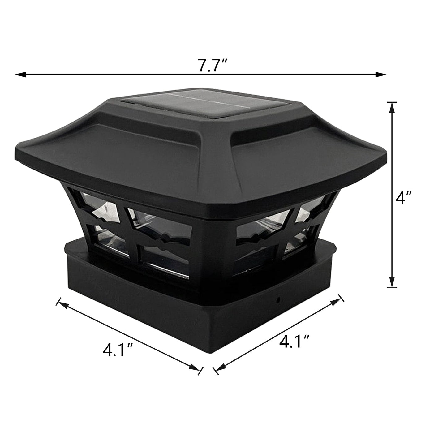 LamQee 10-Lumen 1-Watt Low Voltage Solar Outdoor Deck Light (4000 K)