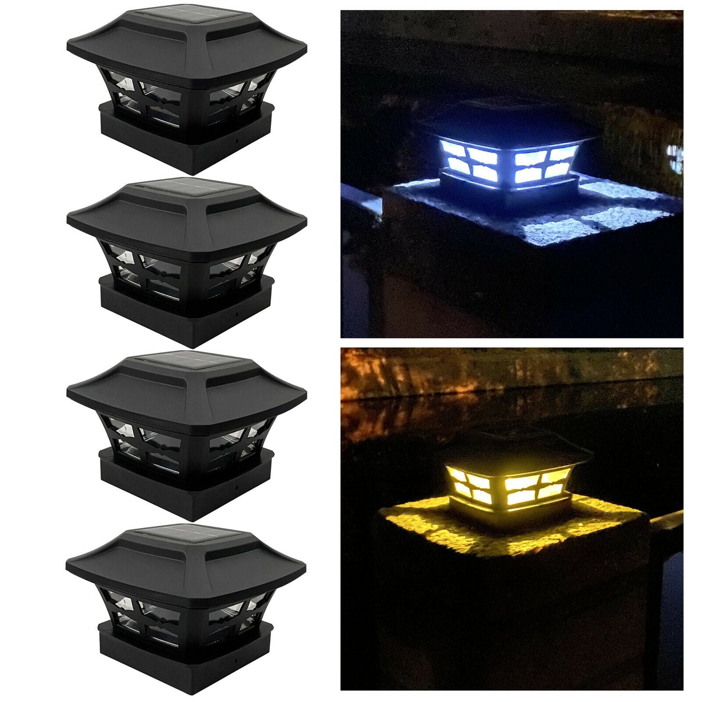 LamQee 10-Lumen 1-Watt Low Voltage Solar Outdoor Deck Light (4000 K)