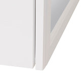 Project Source 15.25-in x 19.25-in Surface Mount White Mirrored Medicine Cabinet