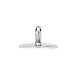 Project Source Chrome 1-Handle Deck-Mount Low-Arc Kitchen Faucet with Deck Plate