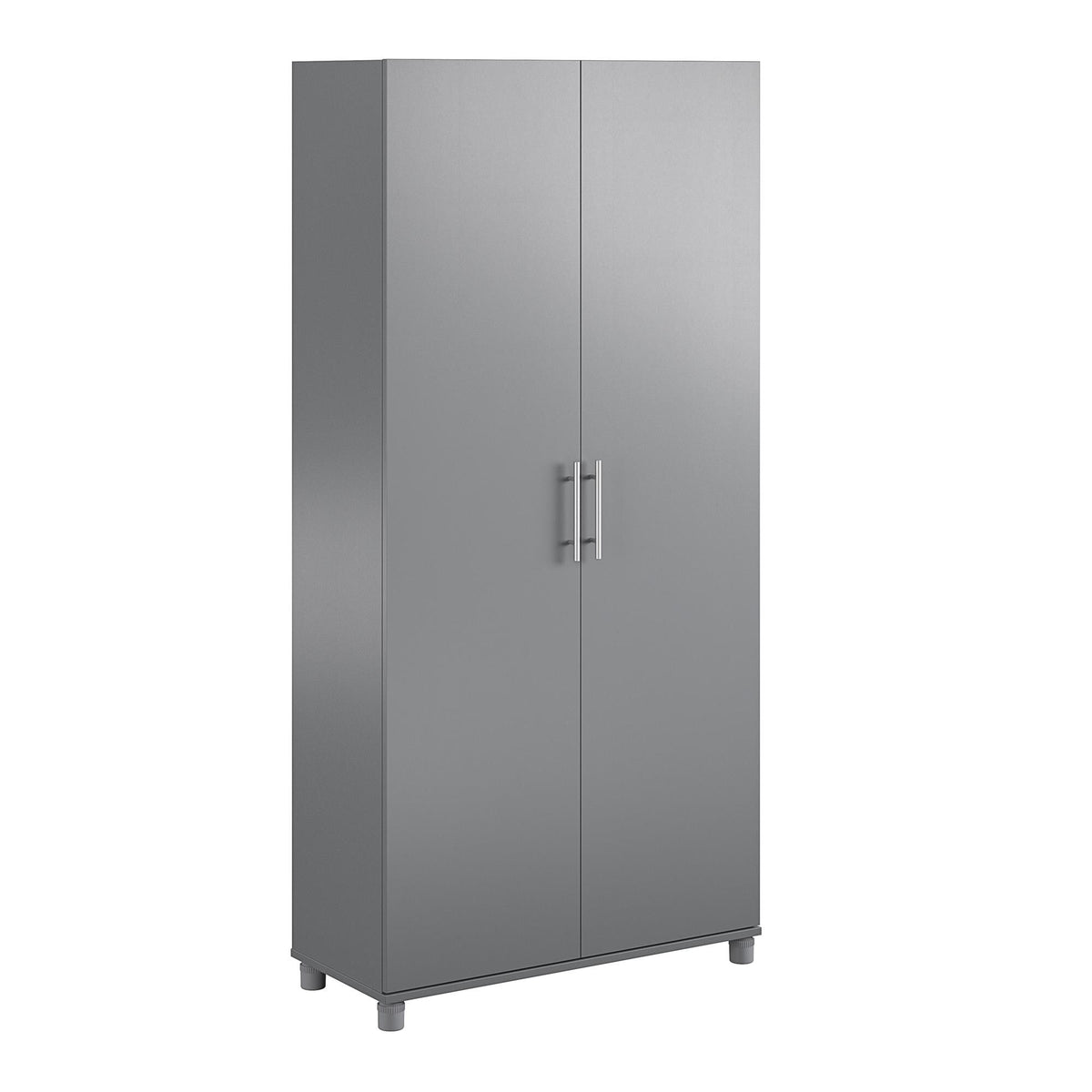 Ameriwood Home Camberly 35.68-in W x 74.31-in H Wood Composite Graphite Grey/Graphite Grey Freestanding Utility Storage Cabinet