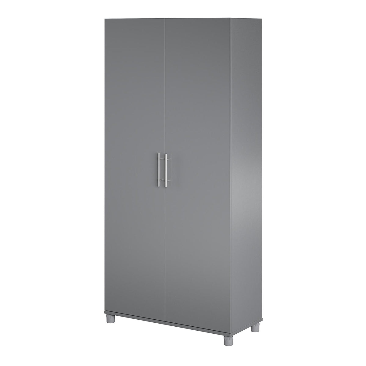 Ameriwood Home Camberly 35.68-in W x 74.31-in H Wood Composite Graphite Grey/Graphite Grey Freestanding Utility Storage Cabinet