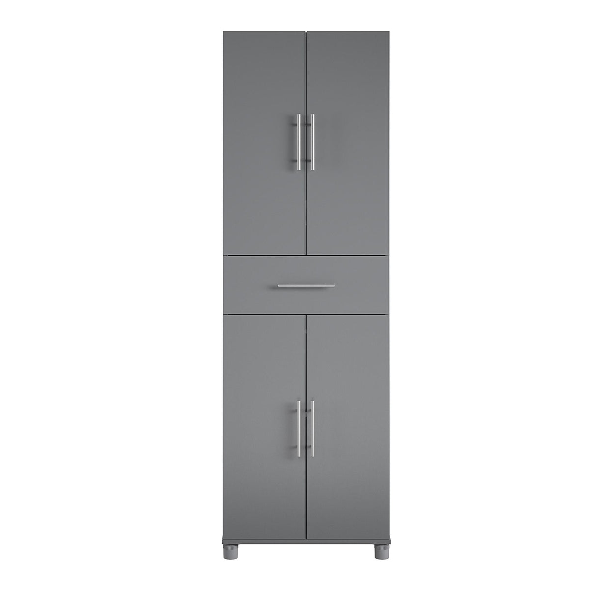 Ameriwood Home Camberly 23.46-in W x 75.25-in H Wood Composite Graphite Grey/Graphite Grey Freestanding Utility Storage Cabinet