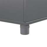 Ameriwood Home Camberly 23.46-in W x 75.25-in H Wood Composite Graphite Grey/Graphite Grey Freestanding Utility Storage Cabinet