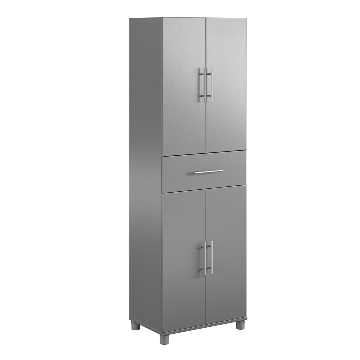 Ameriwood Home Camberly 23.46-in W x 75.25-in H Wood Composite Graphite Grey/Graphite Grey Freestanding Utility Storage Cabinet