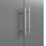 Ameriwood Home Camberly 23.46-in W x 75.25-in H Wood Composite Graphite Grey/Graphite Grey Freestanding Utility Storage Cabinet