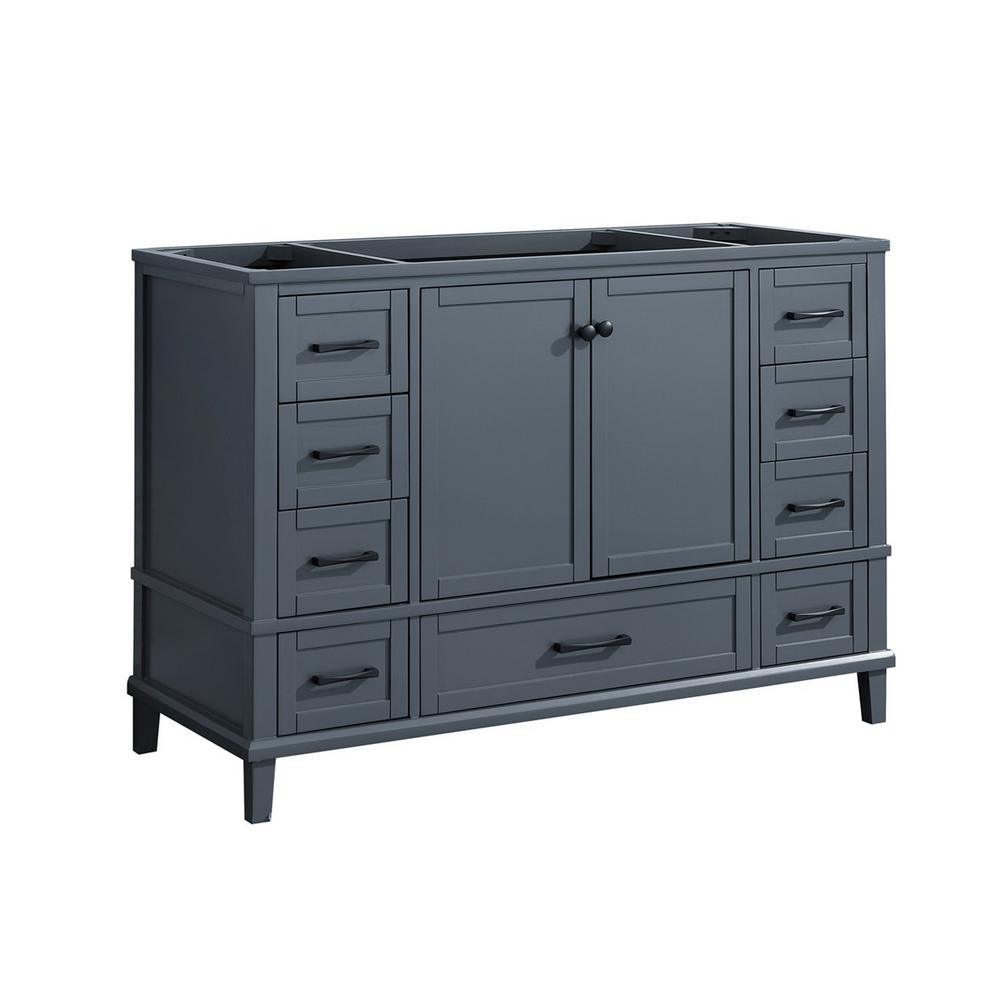 Merryfield 48 in. W x 21-1/2 in. D Bathroom Vanity Cabinet Only in Dark Blue-Gray - Super Arbor