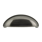 Richelieu Monceau 2-1/2-in (64mm) Center to Center Black Nickel Oval Cup Drawer Pull