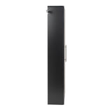 Prepac HangUps 24-in W x 72-in H Wood Composite Black Wall-mount Utility Storage Cabinet