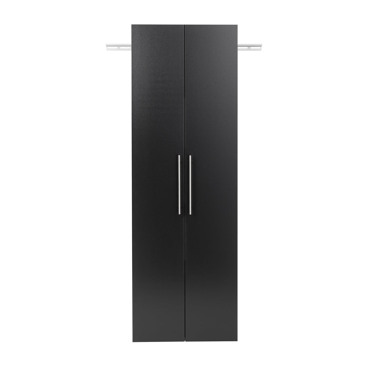 Prepac HangUps 24-in W x 72-in H Wood Composite Black Wall-mount Utility Storage Cabinet