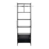 Prepac HangUps 24-in W x 72-in H Wood Composite Black Wall-mount Utility Storage Cabinet