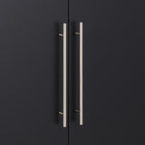 Prepac HangUps 24-in W x 72-in H Wood Composite Black Wall-mount Utility Storage Cabinet