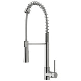 Laurelton Single-Handle Pull-Down Sprayer Kitchen Faucet in Matte Black - Super Arbor