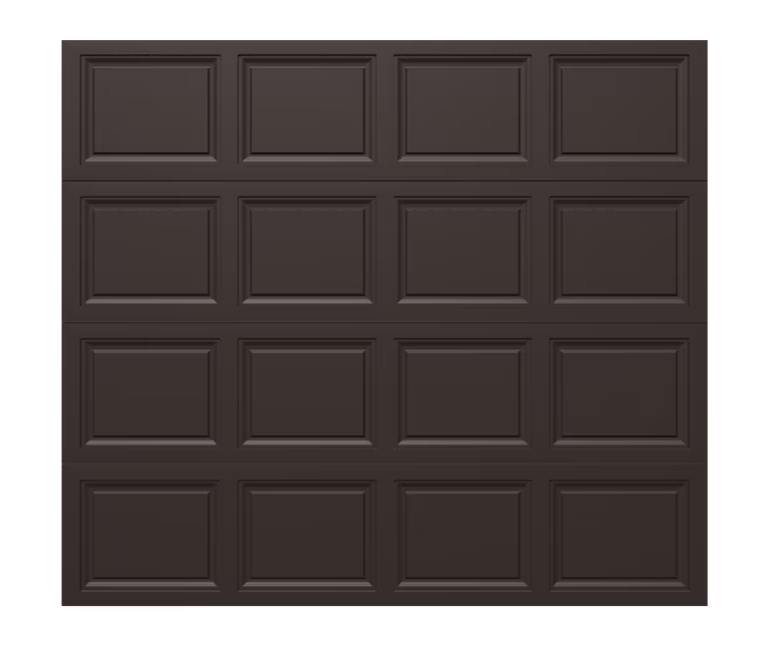 Wayne Dalton Classic Steel Model 9100 8-ft x 7-ft Insulated Brown Single Garage Door