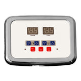 6kW Self-Draining Steam Bath Generator with Waterproof Programmable Controls and Chrome Steam Outlet - Super Arbor