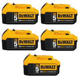 20-Volt MAX XR Premium Lithium-Ion 5.0Ah Battery Pack (5-Pack) - Super Arbor