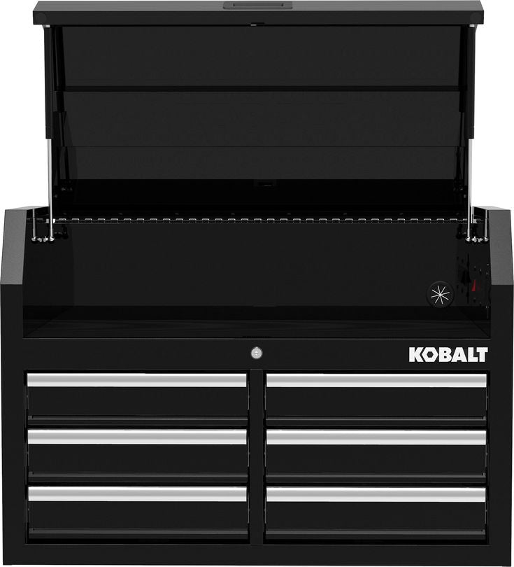 Kobalt 36-in W x 18-in H 6-Drawer Steel Tool Chest (Black)