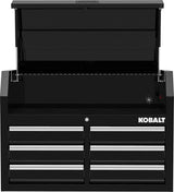Kobalt 36-in W x 18-in H 6-Drawer Steel Tool Chest (Black)