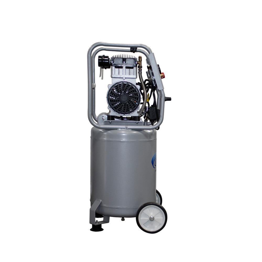 10 Gal. 2.0 HP Ultra Quiet and Oil-Free Aluminum Rust-Free Air Tank Electric Air Compressor - Super Arbor