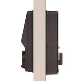 Secure Venetian Bronze Single-Cylinder Smart Alarmed Lock Deadbolt with Keypad, Bluetooth and Discrete PIN Code Input - Super Arbor