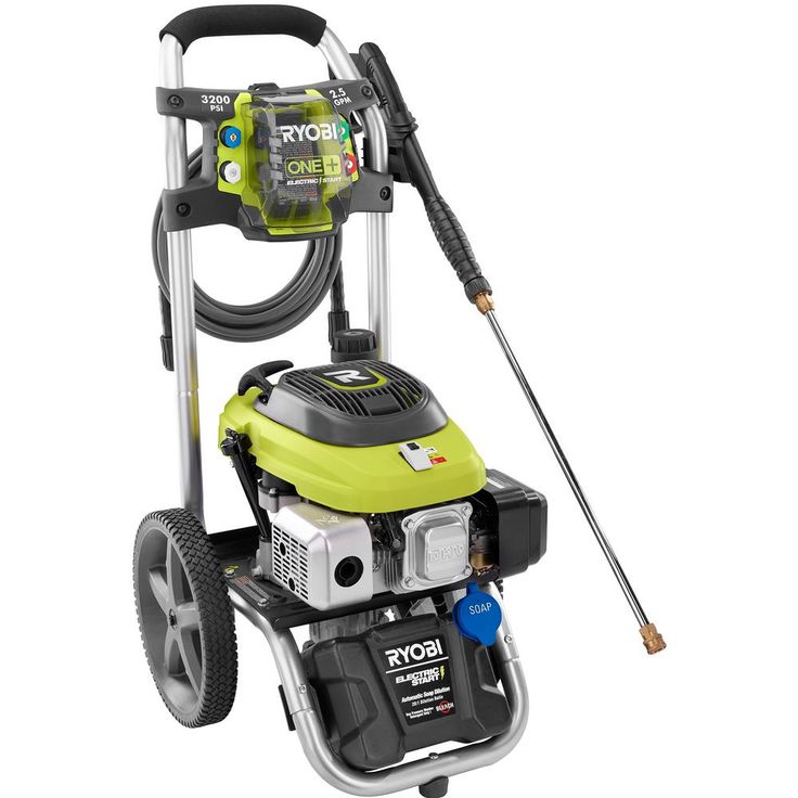 RYOBI 3,200 PSI 2.5 GPM ONE+ 18-Volt Electric Start Gas Pressure Washer