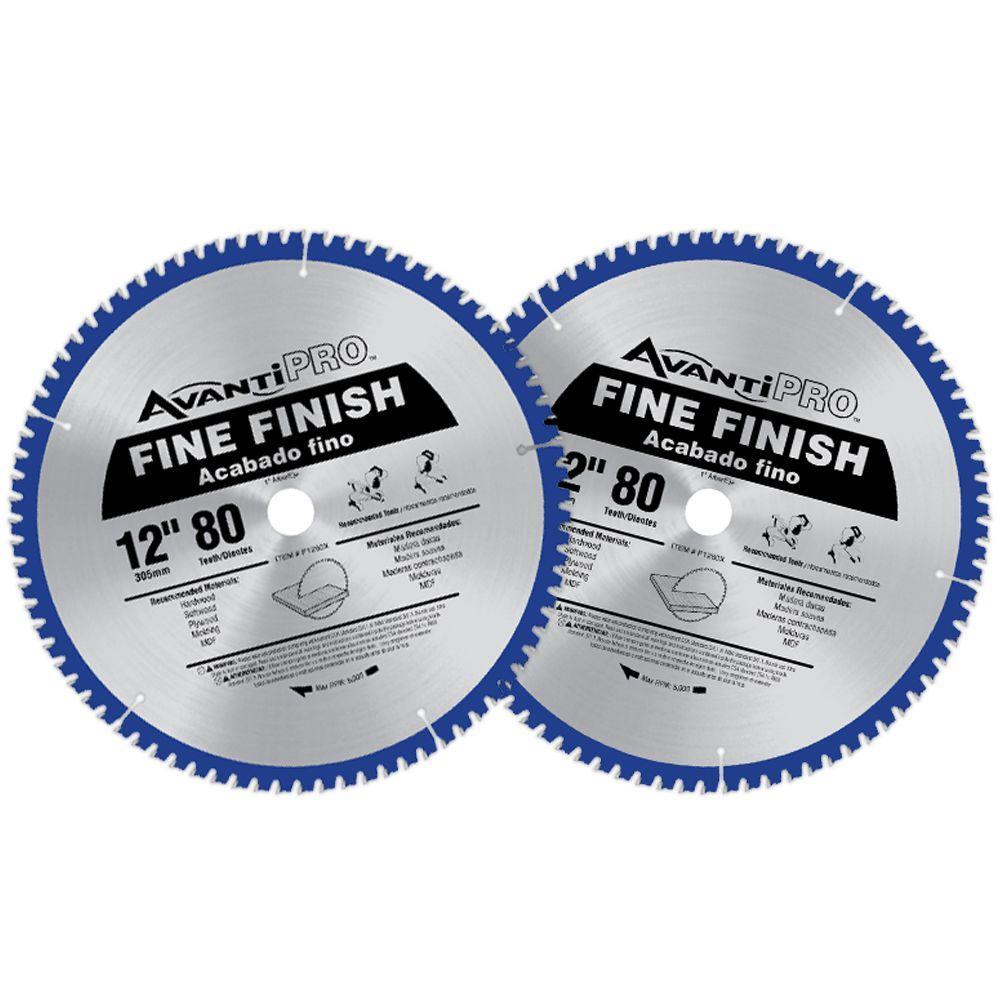 10 in. x 60-Tooth Fine Finish Saw Blade (2-Pack) - Super Arbor