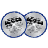 10 in. x 60-Tooth Fine Finish Saw Blade (2-Pack) - Super Arbor