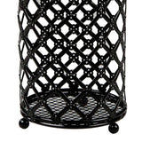 Black Lattice Cutlery Holder