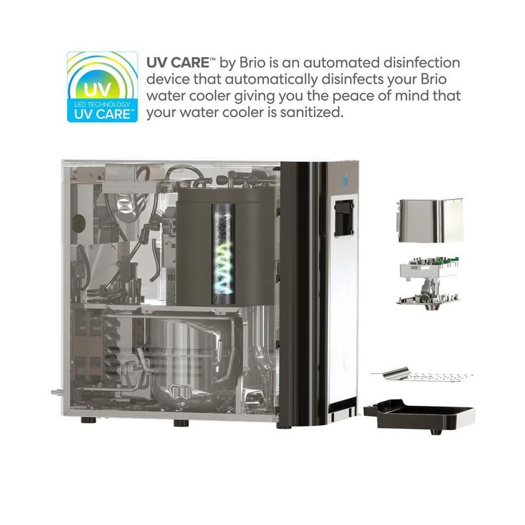 Tri-Temp 2-Stage Countertop Point of Use Water Cooler with UV Self-Cleaning