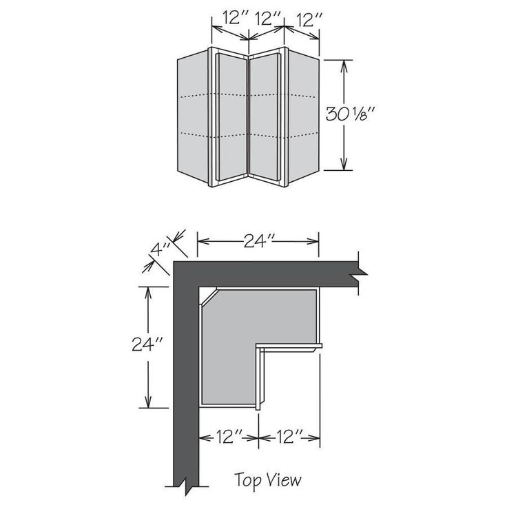 allen + roth Aveley 24-in W x 30.125-in H x 12-in D Linen Maple Corner Wall Semi-Custom Cabinet