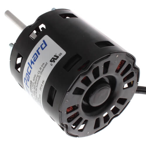 Packard 45008SB inducer motor - side view (Type: Shaded Pole; Voltage: 115V)