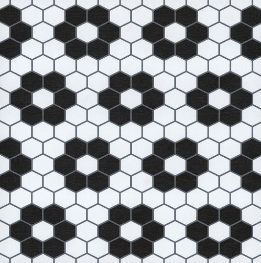 FloorPops Black 12-in x 12-in Water Resistant Peel and Stick Vinyl Tile Flooring (20-sq ft)