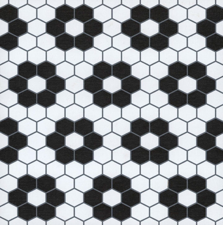 FloorPops Black 12-in x 12-in Water Resistant Peel and Stick Vinyl Tile Flooring (20-sq ft)