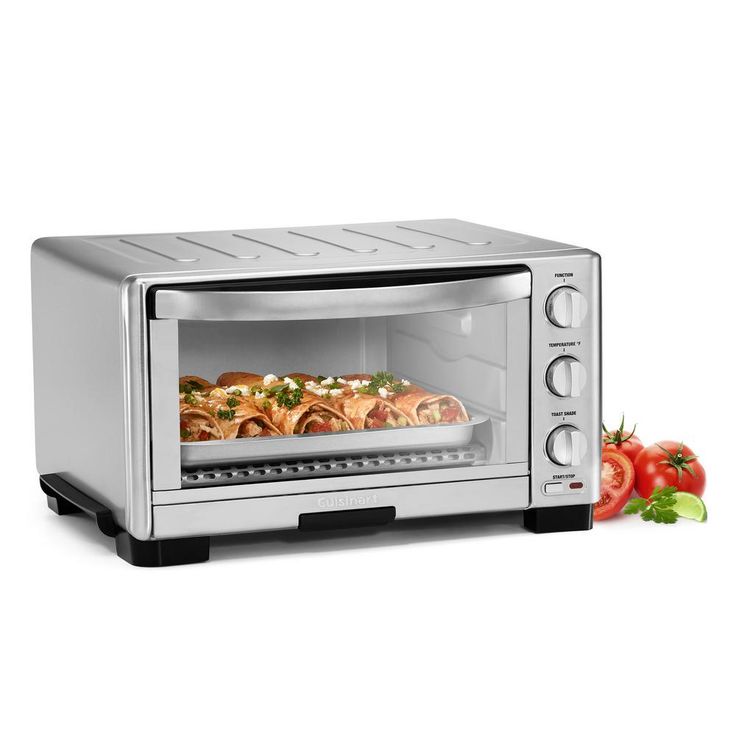 6-Slice Silver Toaster Oven Broiler