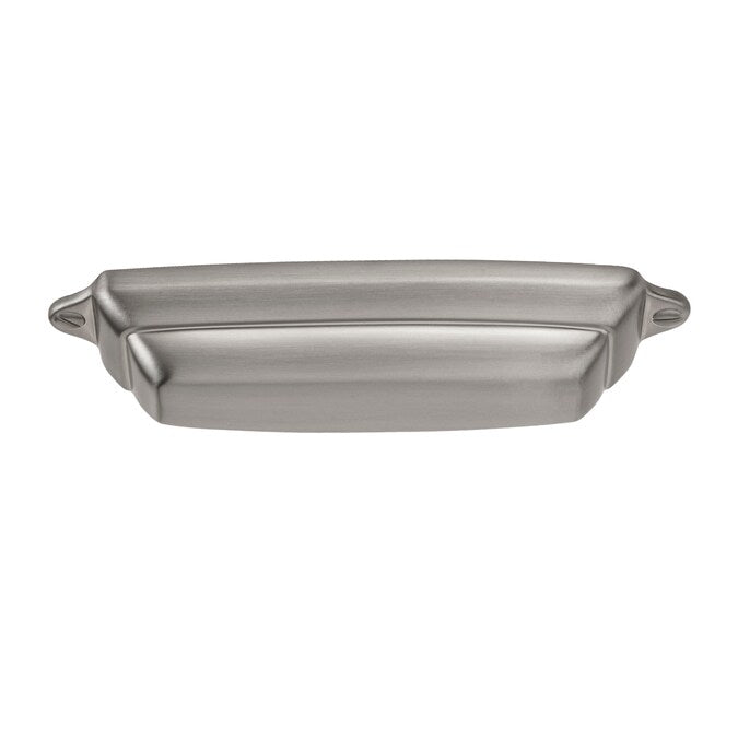 Sumner Street Home Hardware Grayson 2-1/2-in Center to Center Satin Nickel Rectangular Cup Drawer Pull