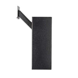 Black Steel Through the Wall Drop Box with Adjustable Chute Mail Receptacle - Super Arbor