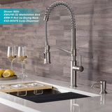 Sellette Single-Handle Pull-Down Sprayer Kitchen Faucet with Dual Function Sprayhead in Spot Free Stainless Steel - Super Arbor