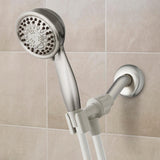 5-Spray 3.5 in. Single Wall Mount Low Flow Handheld Adjustable Shower Head in Brushed Nickel - Super Arbor