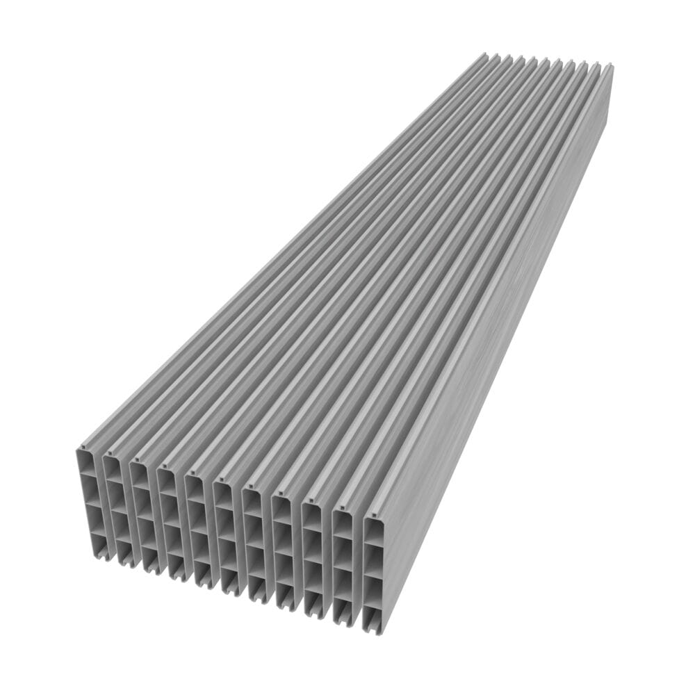 Freedom Alloy Mixed Material 6-ft H x 6-in W Gray Vinyl Privacy Fence Infill