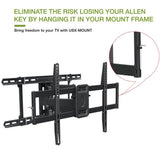 Large Full-Motion TV Wall Mount for 42 in. - 80 in. Flat Panel TV - Super Arbor