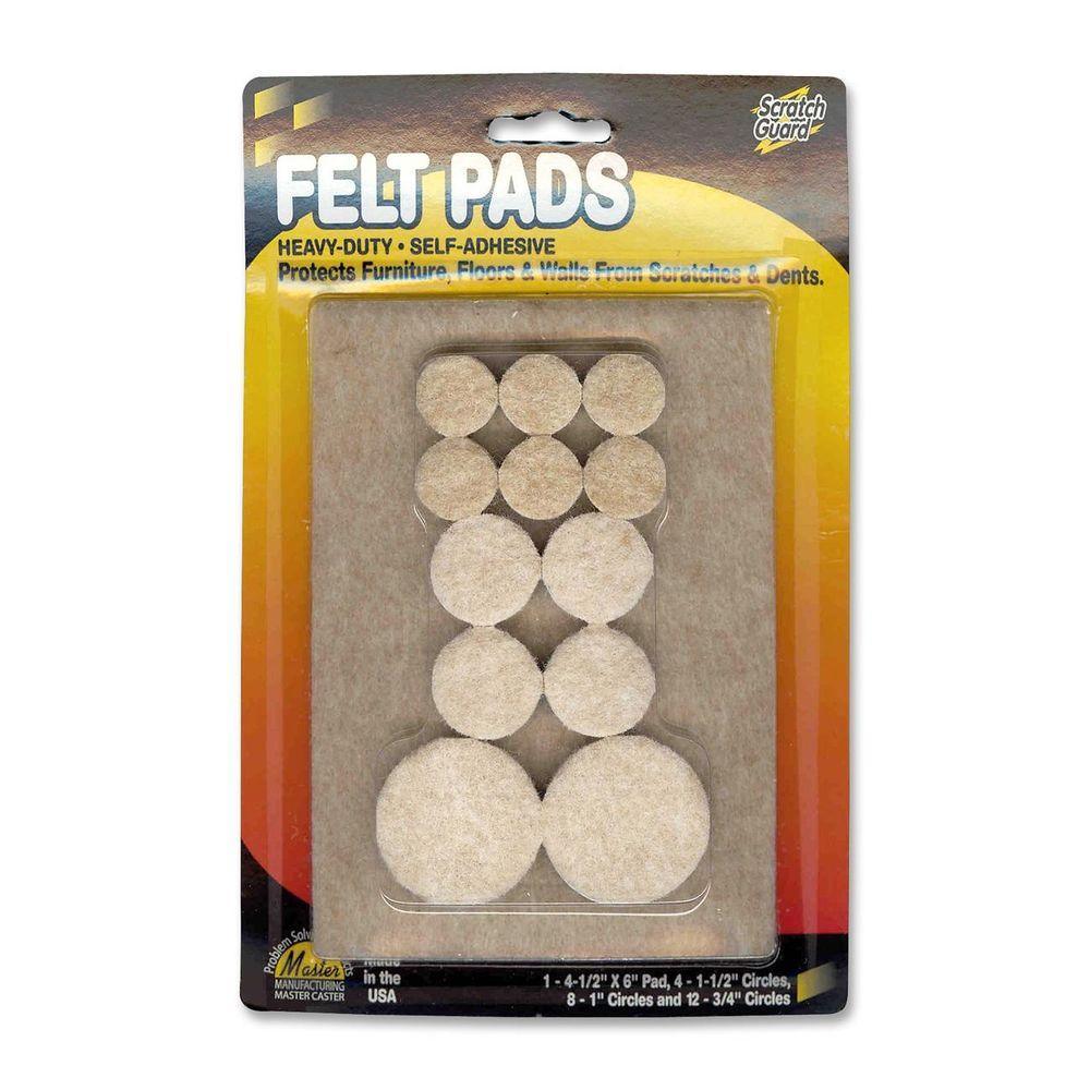 Assorted Sizes Felt Pads (12-Pack) - Super Arbor