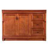 Naples 30 in. W Bath Vanity Cabinet Only in Tobacco with Right Hand Drawers - Super Arbor