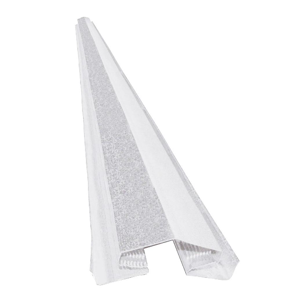 10 ft. Aluminum Ridge Vent in Black - Super Arbor